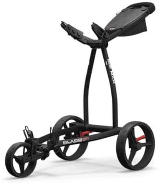 Golftrolley 2.0 met Vouwsysteem en Automatische Wielen - Zwart van Merkloos