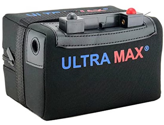 Golftrolley Batterij - Lithium Accu - Golfen Ondersteunen - Lichtgewicht en Duurzaam - 12V 22Ah - Zwart