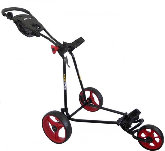 Golftrolley – Competition 5000 – zwart/rood – golftas – golf accessoires – golf - Cadeau van Caddytek