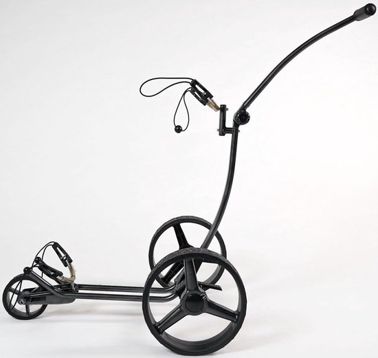 Golftrolley - Golfkar - Golfen - Lichtgewicht aluminium - Standaard formaat - Zwart