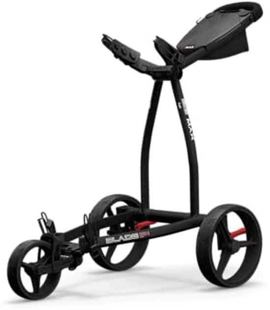 Golftrolley - Golfkar - Sportieve Uitjes - Compact Opvouwbaar - 62x125mm - Zwart