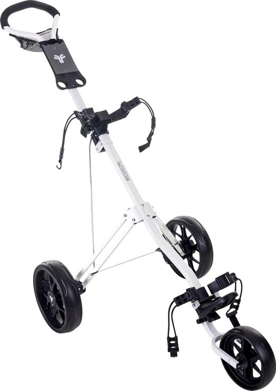 Golftrolley Opvouwbaar - Golfkar 3-wiel - Golfen Gemakkelijk Maken - Eenvoudig Eénstaps Vouwmechanisme - 78 x 42 x 40 cm