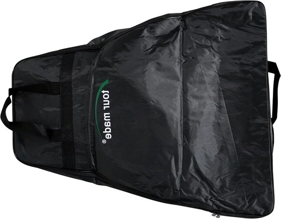 Golftrolley Transporttas - Opbergtas Trolley - Veilig Vervoeren - Versterkte Wanden - 78 x 69 x 26 cm - Zwart
