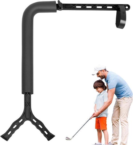 Golfzwaai Trainer - Swing Hulp - Golf Houding Verbeteren - Ergonomische Handgreep - 55 cm Lengte - Zwart