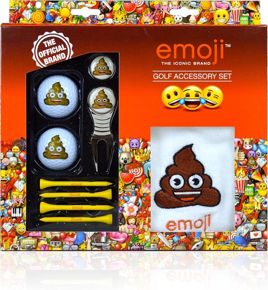 Grappige Golf Driver Headcover – Poep Emoji – Beschermhoes voor Golfclub Driver