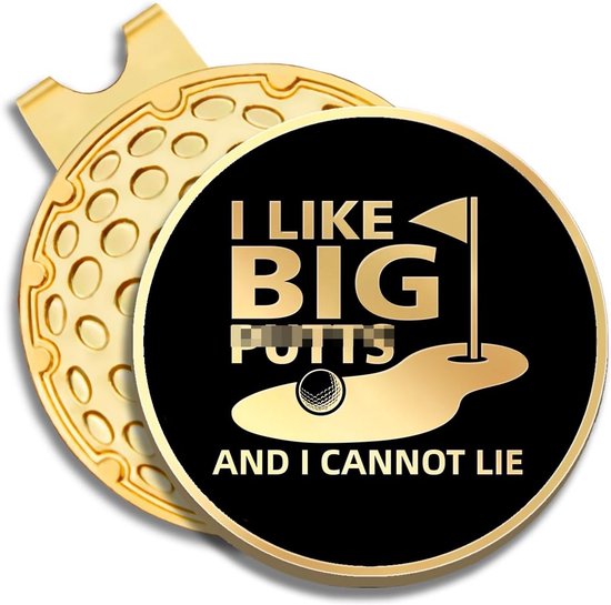 Grappige Golfbalmarker met Magnetische Petclip - Cadeau voor Golfers
