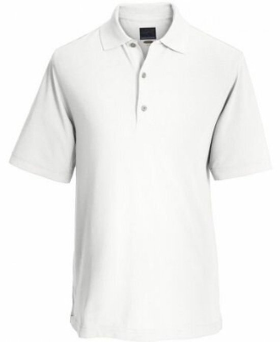 Greg Norman Performance Micro Pique Golf Polo Wit van Greg Norman