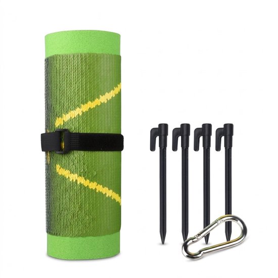 Groene golf mat voor heren en dames – golf swing trainer mat met balbaan detectie – golf oefen mat voor binnen en buiten – draagbare golf trainings mat voor swing analyse
