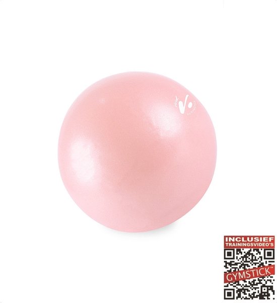 Gymstick Vivid Core Ball - Roze - 20 cm - Met Online Trainingsvideo's van Gymstick