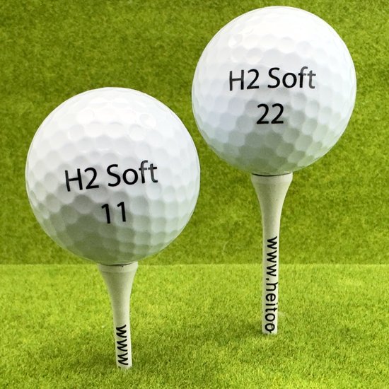 H2Soft - golballen wit - 25 stuks van Merkloos