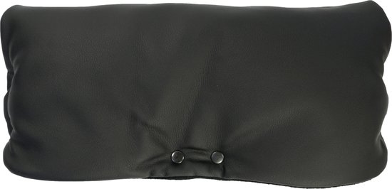 Handwarmer - Eco leder  - Zwart - Universeel van Hi!
