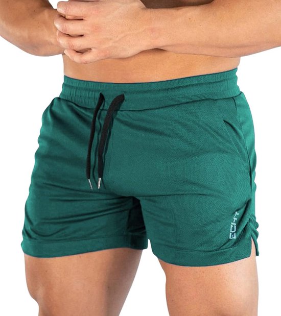 Hardloopshorts S - Groen - Ademend - Ideaal voor outdoor training - ShopVlot