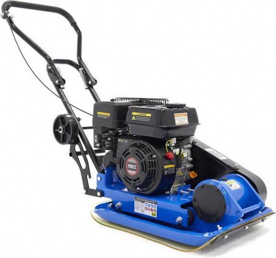 HBM 6,5 PK / 196 CC Trilplaat Inclusief Wielenset en Bestrating Beschermplaat 13000N van Merkloos	