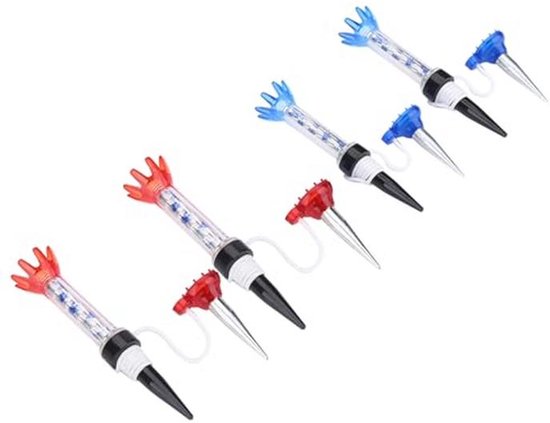 Herbruikbare Golf Magnet T-sets – Set van 4 Kunststof Golftees in Blauw en Rood voor Training van Merkloos