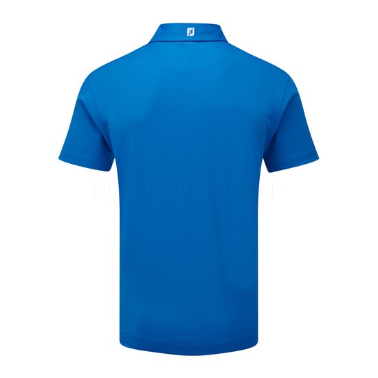 Heren Golf Polo - Footjoy - Lisle Solid Con Trim - M van Footjoy
