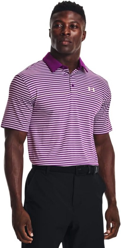 Heren Golf Polo Shirt Ademend Sneldrogend 4-Weg Stretchcomfort van Merkloos
