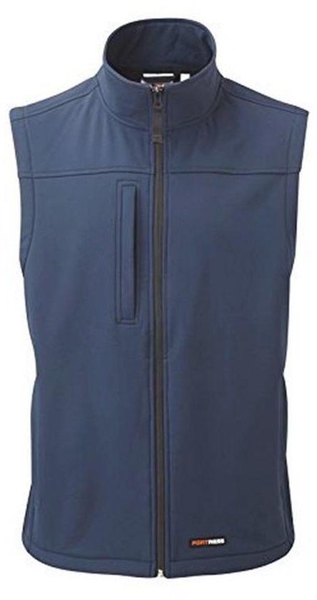 Heren Softshell Bodywarmer Vest - Waterdicht & Winddicht - Thermisch Gevoerd - Casual & Comfortabel - Mouwloos en Zachte Stof - Verkrijgbaar in Zwart, Navy en Groen - Maten S-3XL van Merkloos