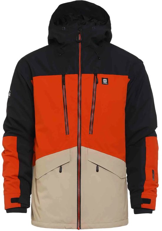 Heren winterjas halen ii rood klei/mojave horsefeathers rood xl