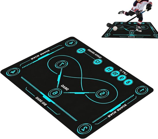 Hockey Trainingsmat - Oefenbord Voetbal - Balvaardigheid Verbeteren - Stil en Stabiel - 50 x 80 cm - Niet gespecificeerd