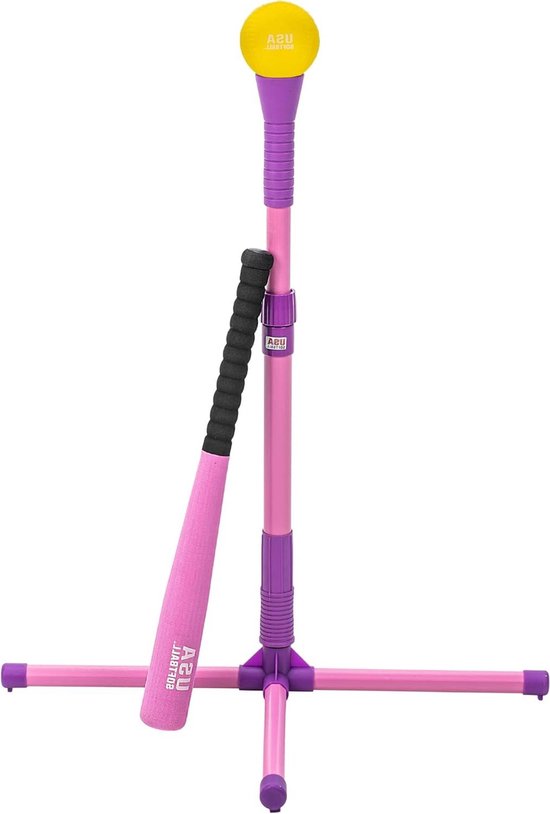 Honkbal Batting Tee - Softbal Honkbal - Sport Oefenen - Verstelbare Hoogte - 23-33 Inch - Meerdere Kleuren