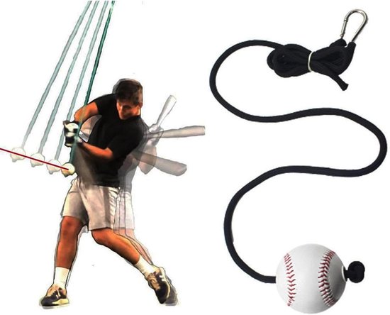 Honkbal Slagtouw - Softbal Trainer - Swing Verbeteren - Hand-Oog Coördinatie - 3 Meter Touw - Uniek