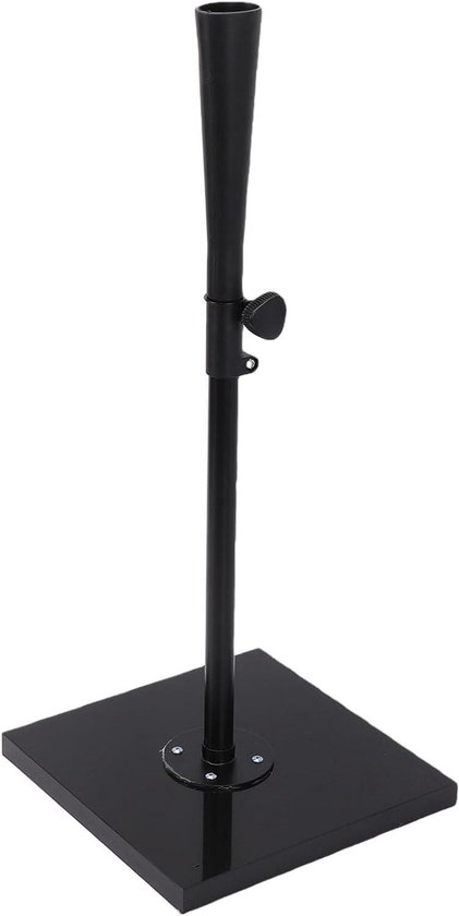 Honkbal Tee - Slag oefenen - Sport training - In hoogte verstelbaar - 42 cm - Zwart