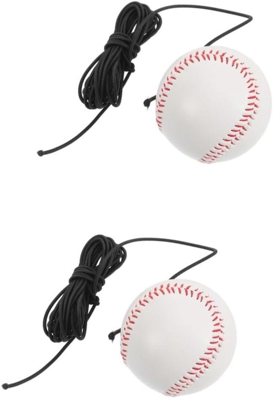 Honkbal Trainer - Slag Hulpmiddel - Vaardigheidstraining - Postuurcorrectie Elastiek - 4 stuks - Wit