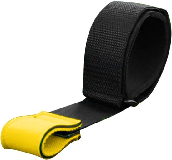 Honkbal Trainingsapparatuur - Slagtrainer Band - Zwaaien Verbeteren - Verstelbare Riem - 40 x 38 cm - Geel