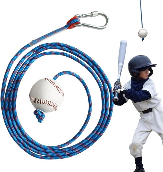 Honkbal Trainingsballen - Trainingshulpmiddel Slag - Oefenen Slagvaardigheid - Sterke Polyester Constructie - 3 Meter Touw - Niet Gespecificeerd