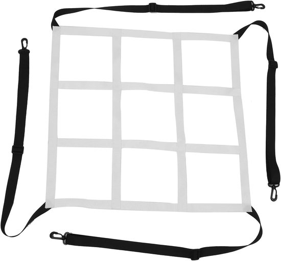 Honkbal Trainingsdoel - Slagzone Target - Sport Training - Verstelbare Banden - 20 x 19 x 5 cm - Wit