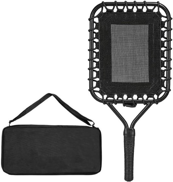 Honkbal Trainingsracket - Honkbalknuppel Set - Sport Training - Stevige IJzeren Frame - 51 x 26 x 6 cm - Zwart