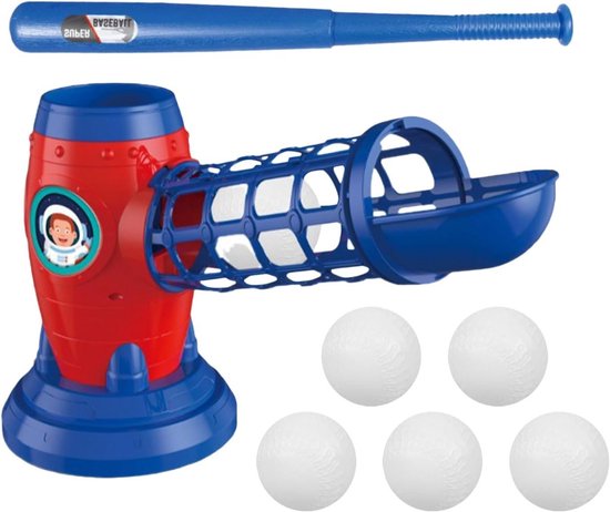 Honkbalset Kinderen - Pitching Machine - Sport Oefenen - Automatische Balworp - Tot 10 Meter - Elektrisch