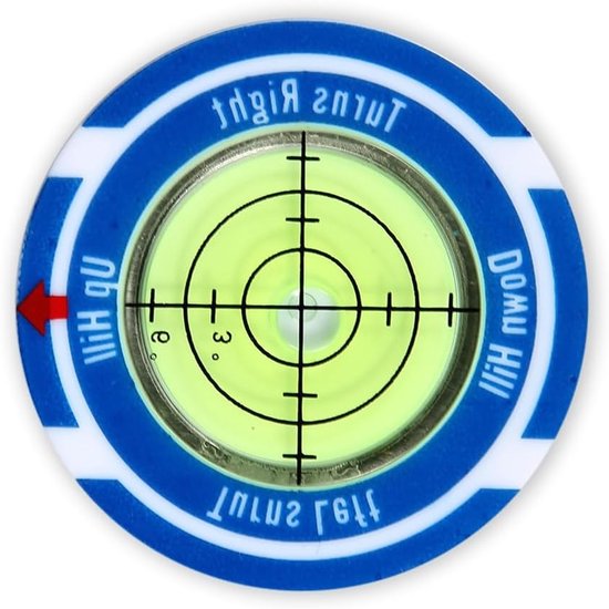 Hoogwaardige Golf Green Slope Reader met Magneetclip voor Precisie en Nauwkeurigheid bij Putting en Indoor/Outdoor Gebruik