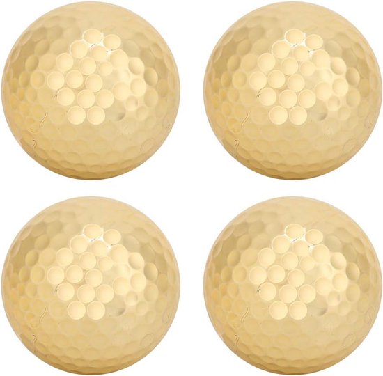 Hoogwaardige Vergulde Golfbal Dubbellaags voor Beginners en Oefenrondes