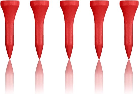Houten Golf Tees 1-1/2" 100 Stuks - Korte Golf Tee voor Precisie, Duurzaam en Lichtgewicht