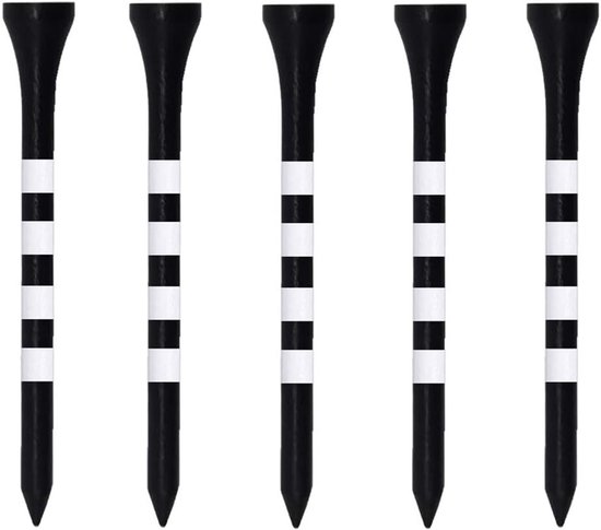 Houten Golf Tees 3,25 Inch - 100 Stuks Lange Golf Tee van Bamboo voor Precisie en Duurzaamheid van Merkloos
