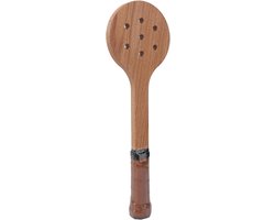 Houten Tennisracket - Trainingshulp - Swing Verbeteren - Sweet Spot Beheersing - 53 cm - Natuurlijk Hout