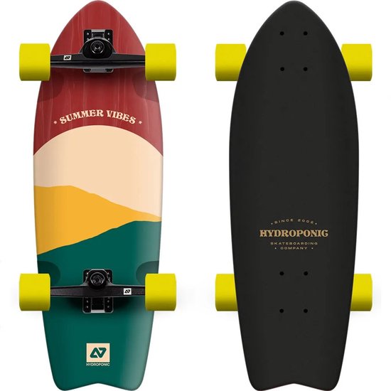 Hydroponic Fish 28´´ Surfskate Veelkleurig 9.3 Inches