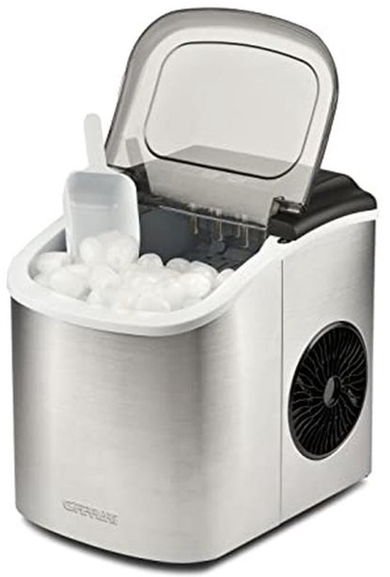 IJsmachine voor Thuis - 1400 IJsblokjes in 24 Uur - Compact en Stil van Nuvantee