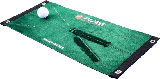 Impact 52 x 23 cm - Tappetino da golf per allenamento golf net van Pellor