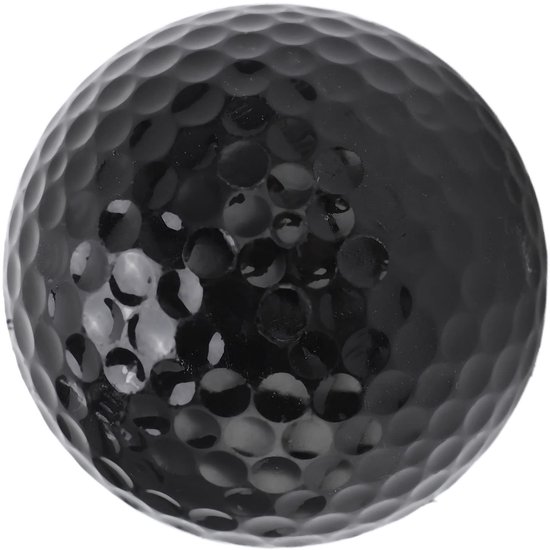IMPERATORIS® Golf Oefenballen - Airflow Ballen - Geperforeerde Plastic Ballen - Voor Training in Tuin en Binnen - Lichtgewicht - Set van 1 - zwarte