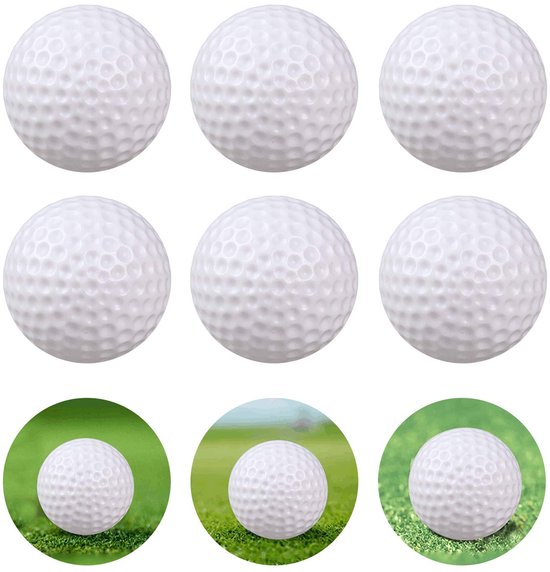 IMPERATORIS® Golf Oefenballen - Airflow Ballen - Geperforeerde Plastic Ballen - Voor Training in Tuin en Binnen - Lichtgewicht - Set van 24 - witt