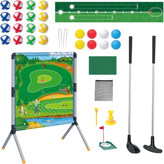 Indoor Chipping Spel - Golf Oefenset - Vaardigheden Verbeteren - Ruimtebesparend Ontwerp - 174 x 50 x 98 cm
