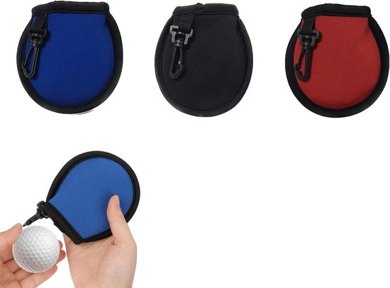 Inovra Plus - 3-delige Golftas Ballenreiniger Golfaccessoires voor Golfballen - Handige Schoonmaakbal voor Golftas - Perfect Cadeau voor Golfers