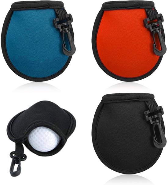 Inovra - Set van 3 Draagbare Golftassen met Reinigingsaccessoires - Voor Golfballen