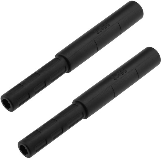 Inovra- Verlengstang Verstelbaar - 2 Stuks - Koolstofvezel - Afmetingen 127,4 x 15,5 mm - Buitendiameter 12,5 mm - Lichtgewicht Eigenschappen - Golfclubverlenging
