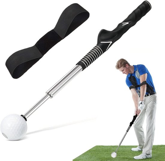 Intrekbare Golfswing Trainingshulp voor Oefenen en Opwarmen van Merkloos