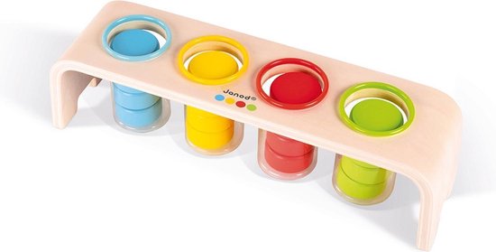 Janod Essentiel - Kleuren Sorteren Spel - Educatief Spel - Leer Spelenderwijs Kleuren - Het Spel Bevat Verschillende Levels - Geschikt Vanaf 2 Jaar van Janod