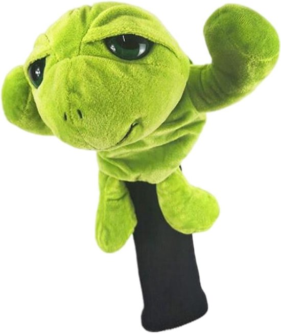 JeiibrZui Golf Headcover Dier Pluche Beschermhoes - 20x20x8cm - 1 Stuks Driver Cover 460cc - Schildpad Of Nijlpaard