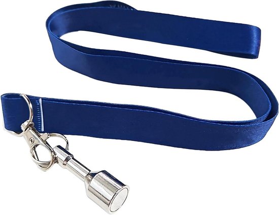 Jeu de boules picker - Balvanger Magneet - Sporten Oefenen - Sterke Magneet - 54 cm Touw - Blauw
